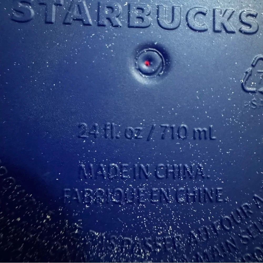 Starbucks 24 oz Glacier Blue Studded Ombre Gradient Tumbler Venti + 2 Others!